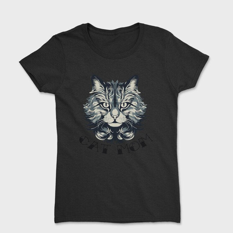 Detailed Cat Mom, Tricou Femei