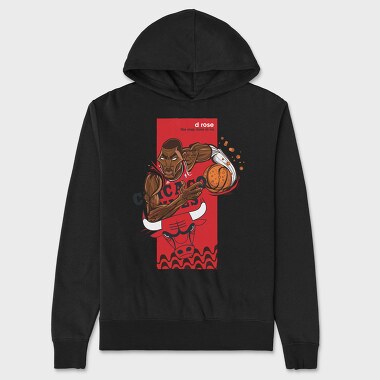 D ROSE Bulls, Hanorac Oversize Barbati (Unisex)
