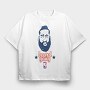 BAERD GANG Harden, Tricou Oversize Barbati (Unisex)