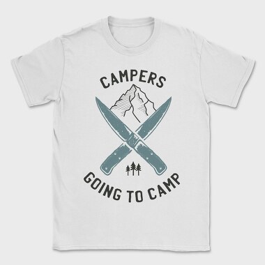 Campers Going Camp, Tricou Barbati (Unisex)