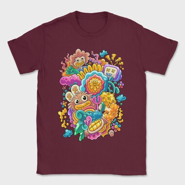 Colorful Collage, Tricou Barbati (Unisex)