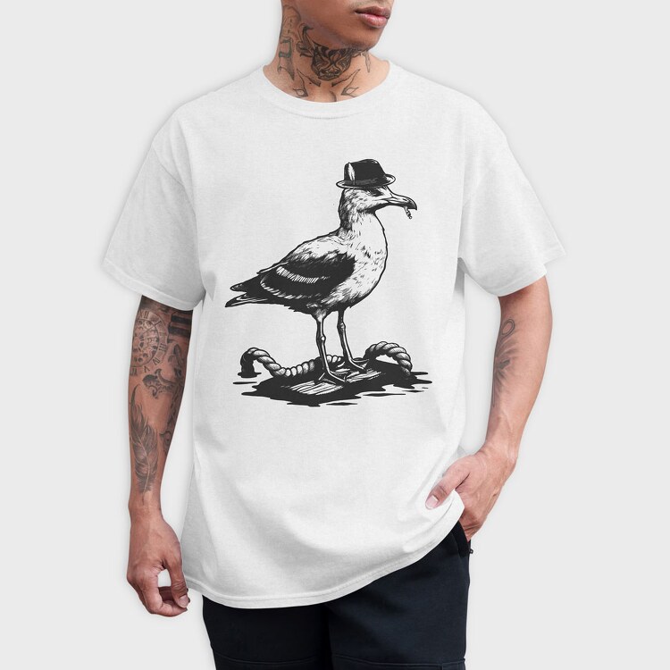 Seagullgerman, Tricou Barbati (Unisex)