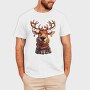 Reindeer Christmas Funny, Tricou Barbati (Unisex)