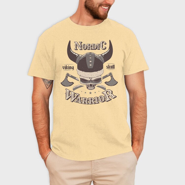 Nordic Warrior, Tricou Barbati (Unisex)