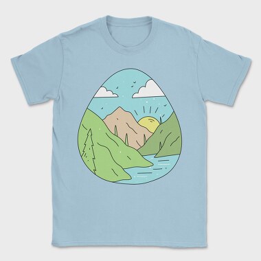 Landscape Nature 10, Tricou Barbati (Unisex)