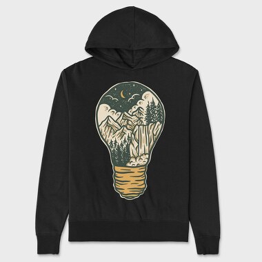 Night Lamp, Hanorac Oversize Barbati (Unisex)
