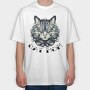 Detailed Cat Mom, Tricou Oversize Barbati (Unisex)