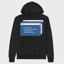 Funny Coding Computer Screen, Hanorac Oversize Barbati (Unisex)