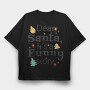 Funny Dear Santa, Tricou Oversize Barbati (Unisex)