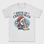 Funny Drunk Santa Claus On Christmas, Tricou Barbati (Unisex)