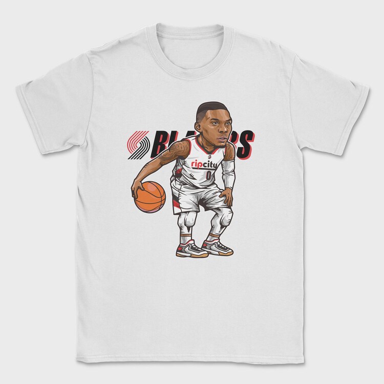 WESTBROOKE Rip City, Tricou Barbati (Unisex)
