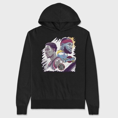 NBA STARS 1, Hanorac Oversize Barbati (Unisex)
