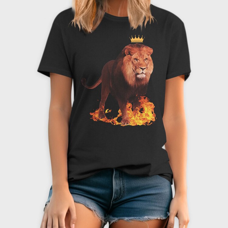 Lion Kingdom, Tricou Barbati (Unisex)