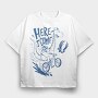 Funny Giraffe Riding Bicycle Back To Shcool, Tricou Oversize Barbati (Unisex)