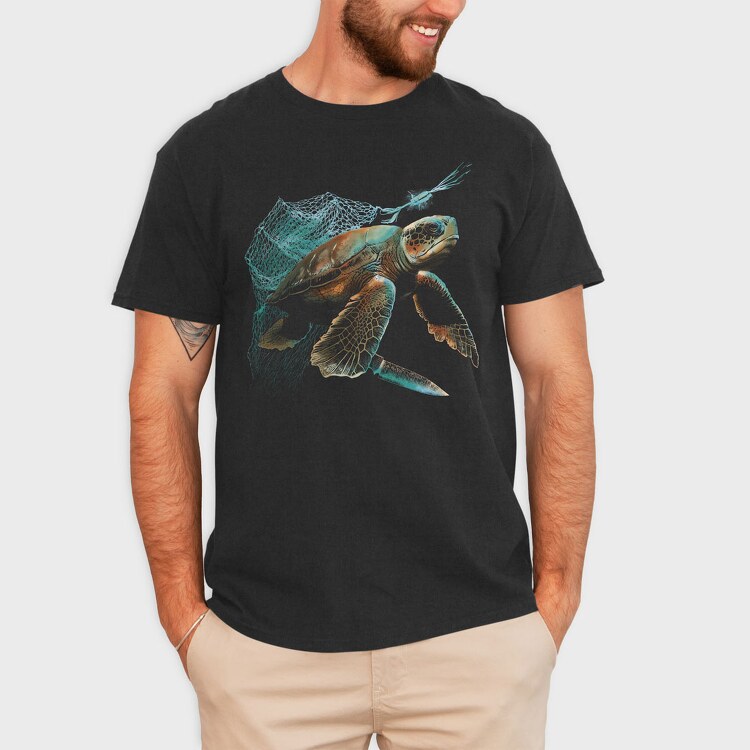 Seaturtle Release, Tricou Barbati (Unisex)