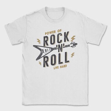Rock N Roll, Tricou Barbati (Unisex)