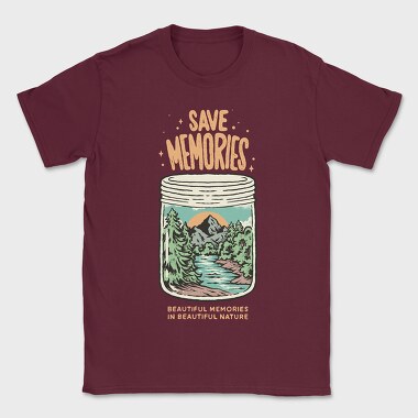 Save Memories Jar, Tricou Barbati (Unisex)