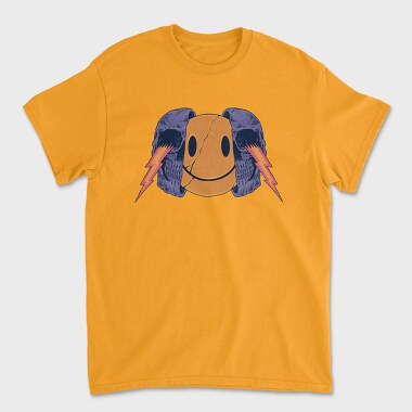Smiley Skull, Tricou Barbati (Unisex)