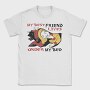 Funny Monster Quote Best Friend Under Bed, Tricou Barbati (Unisex)