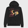 Funny Monster Quote Best Friend Under Bed, Hanorac Oversize Barbati (Unisex)