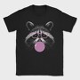 Funny Raccoon With Bubblegum And Glasses, Tricou Barbati (Unisex)