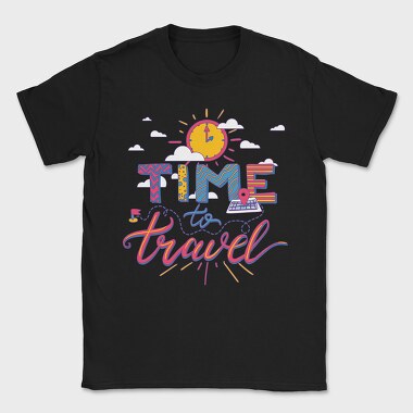 Time to Travel, Tricou Barbati (Unisex)