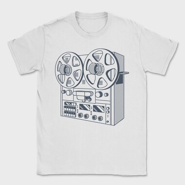 Vintage Audio Illustration 2, Tricou Barbati (Unisex)
