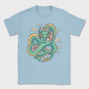 Vintage Dragon, Tricou Barbati (Unisex)