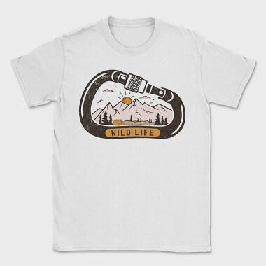 Wild Life Carabiner, Tricou Barbati (Unisex)