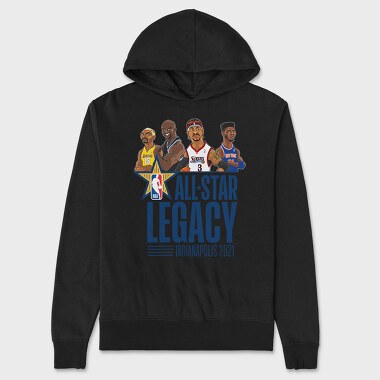 NBA ALL STAR LEGACY, Hanorac Oversize Barbati (Unisex)
