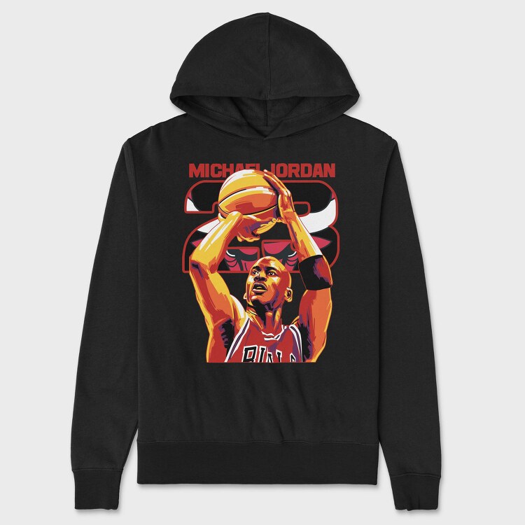 M JORDAN Art2, Hanorac Oversize Barbati (Unisex)