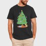 Cats on Tree, Tricou Barbati (Unisex)
