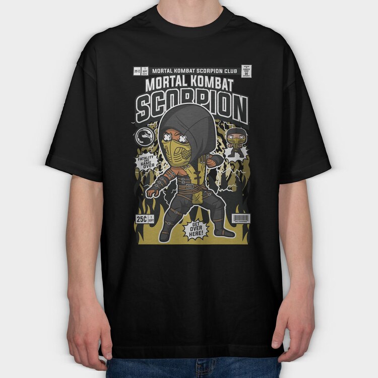 Scorpion, Tricou Oversize Barbati (Unisex)
