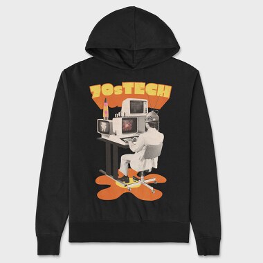 70 S Tech, Hanorac Oversize Barbati (Unisex)