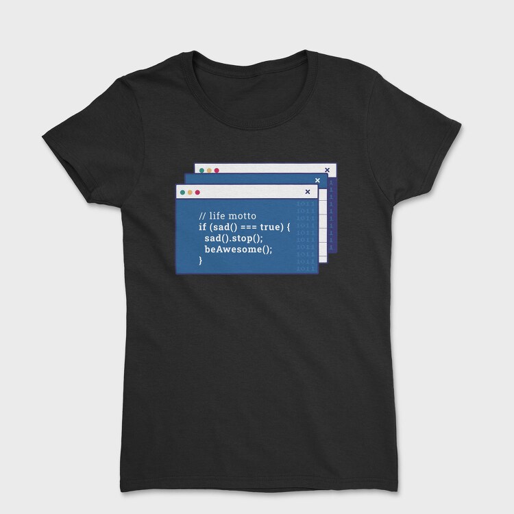 Funny Coding Computer Screen, Tricou Femei