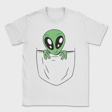 Alien Pocket, Tricou Barbati (Unisex)