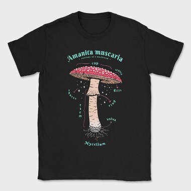 Amanita Muscaria, Tricou Barbati (Unisex)