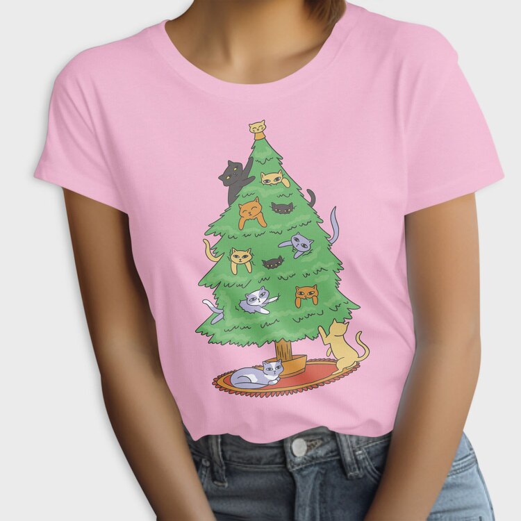 Cats on Tree, Tricou Femei