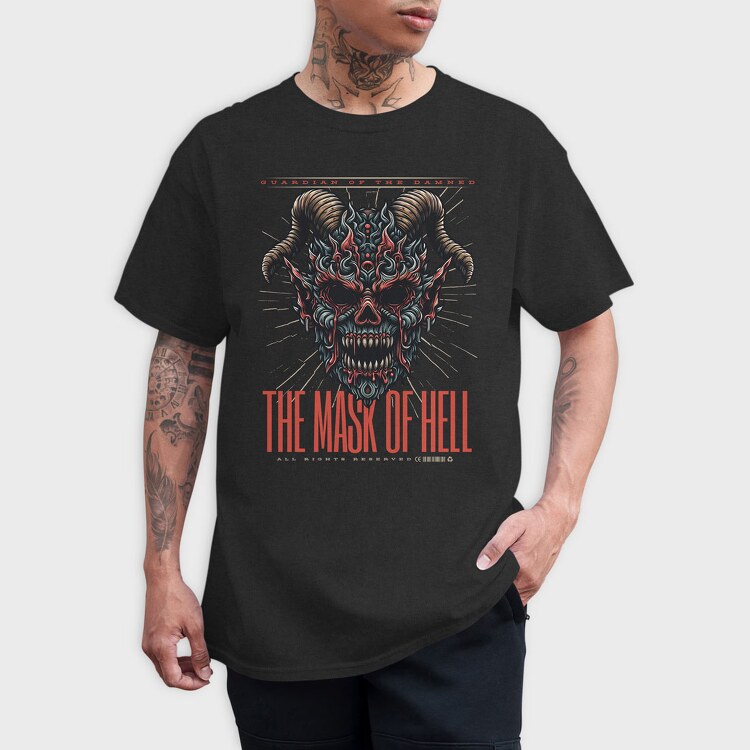 The Mask of Hell, Tricou Barbati (Unisex)
