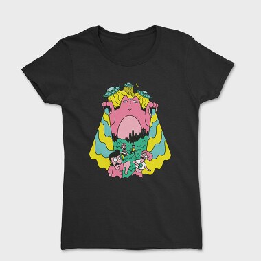 Alien Cat Ufo, Tricou Femei