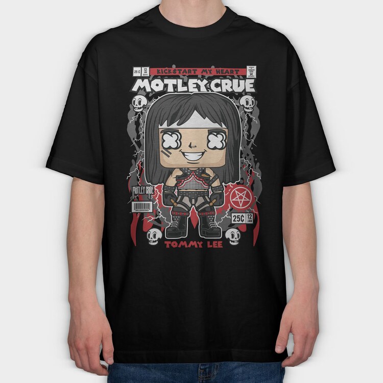 Tommy Lee, Tricou Oversize Barbati (Unisex)