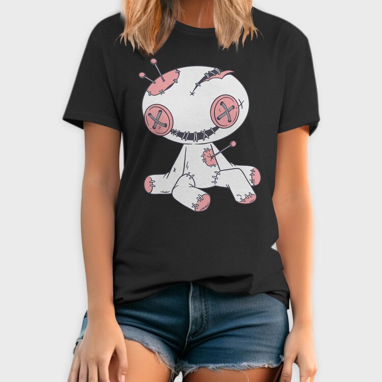 Voodoo Doll Happy, Tricou Barbati (Unisex)