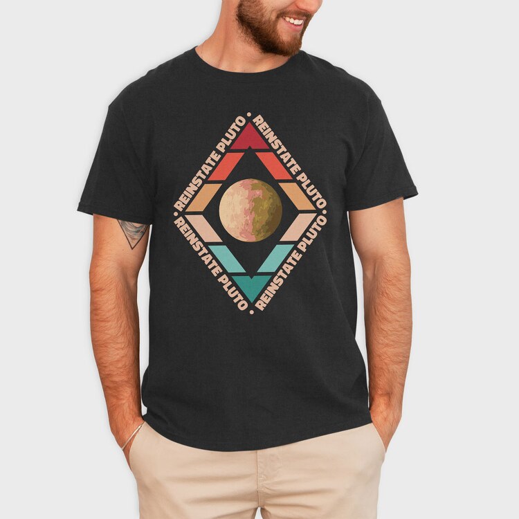 Reinstate Pluto, Tricou Barbati (Unisex)