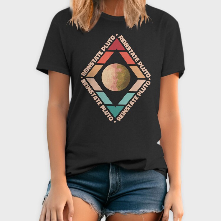 Reinstate Pluto, Tricou Barbati (Unisex)
