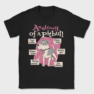 Anatomy of a Pitbull, Tricou Barbati (Unisex)