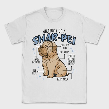 Anatomy of a Sharpei, Tricou Barbati (Unisex)
