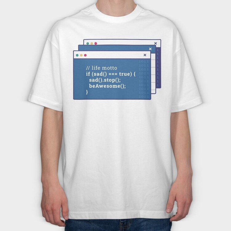 Funny Coding Computer Screen, Tricou Oversize Barbati (Unisex)