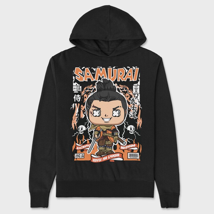 Samurai 3, Hanorac Oversize Barbati (Unisex)