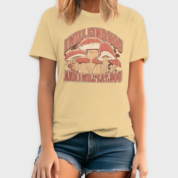 Mushrooms Eat You, Tricou Barbati (Unisex)