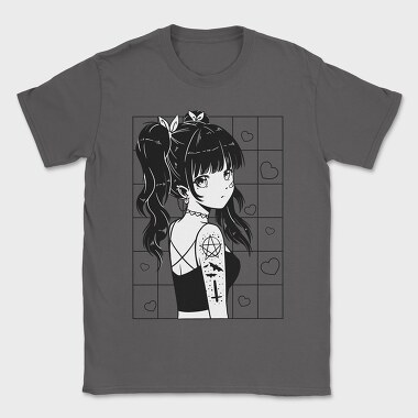Anime Dark Cute, Tricou Barbati (Unisex)